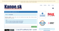 Desktop Screenshot of kanoe.sk